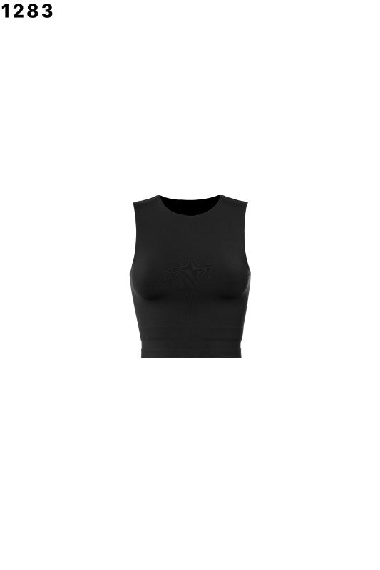 Skim crop top Sleeveless