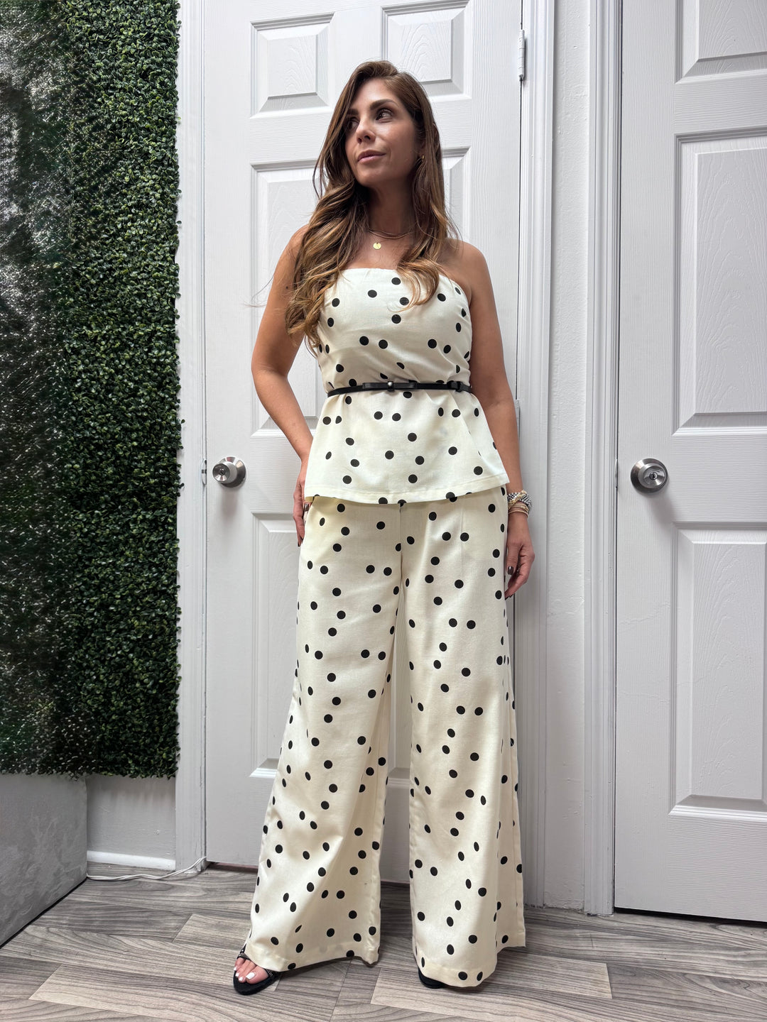 Polka Dot linen Set