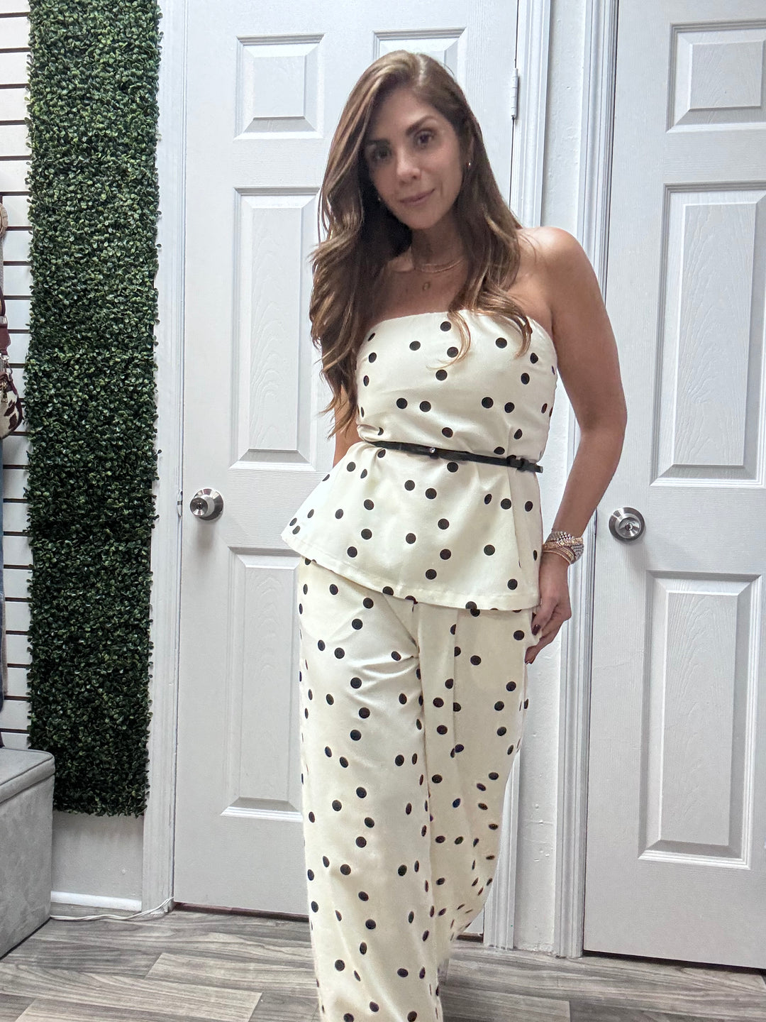 Polka Dot linen Set