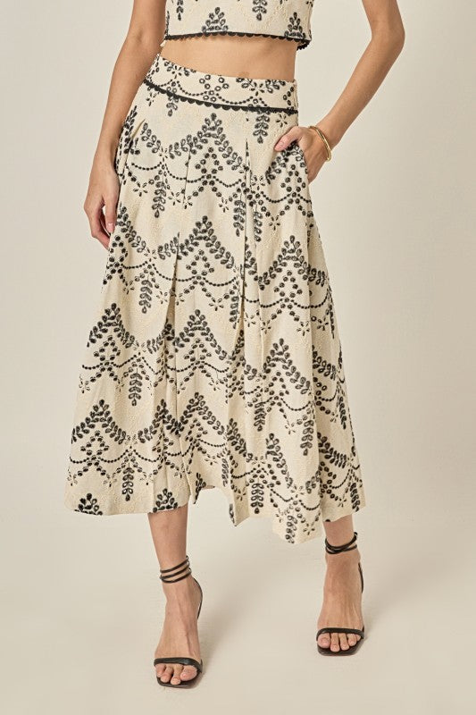 Etheral Lace Skirt Set