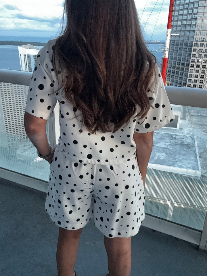 Polka Dot Short Set