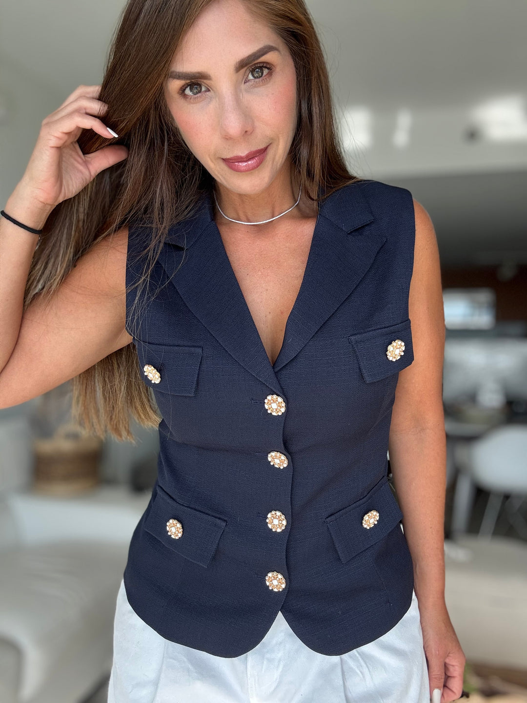 Navy Vest