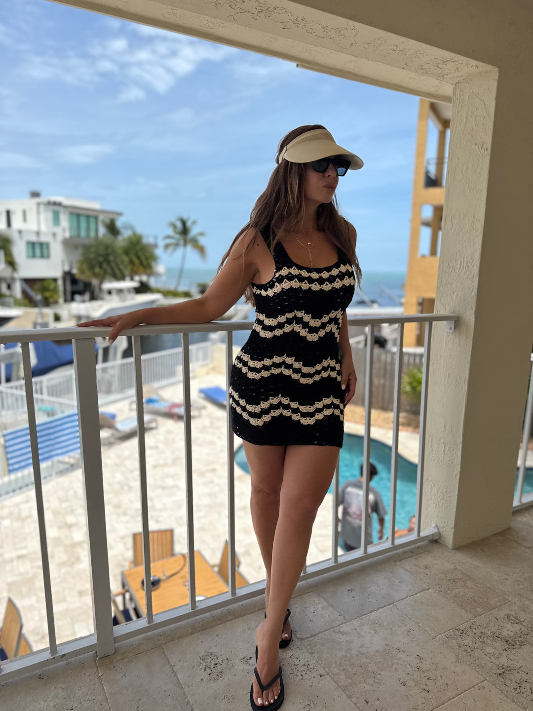 Riviera Crochet Dress