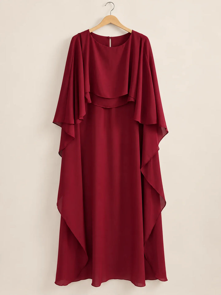 Cape Ruffles Blouse