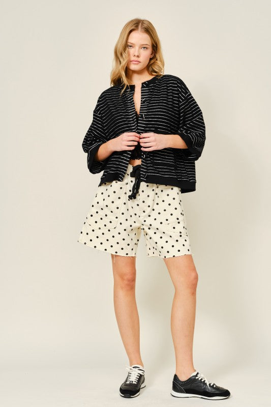 Polka Dot Barrel Short