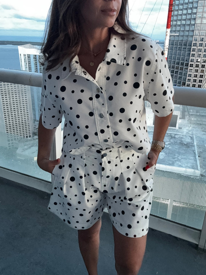 Polka Dot Short Set