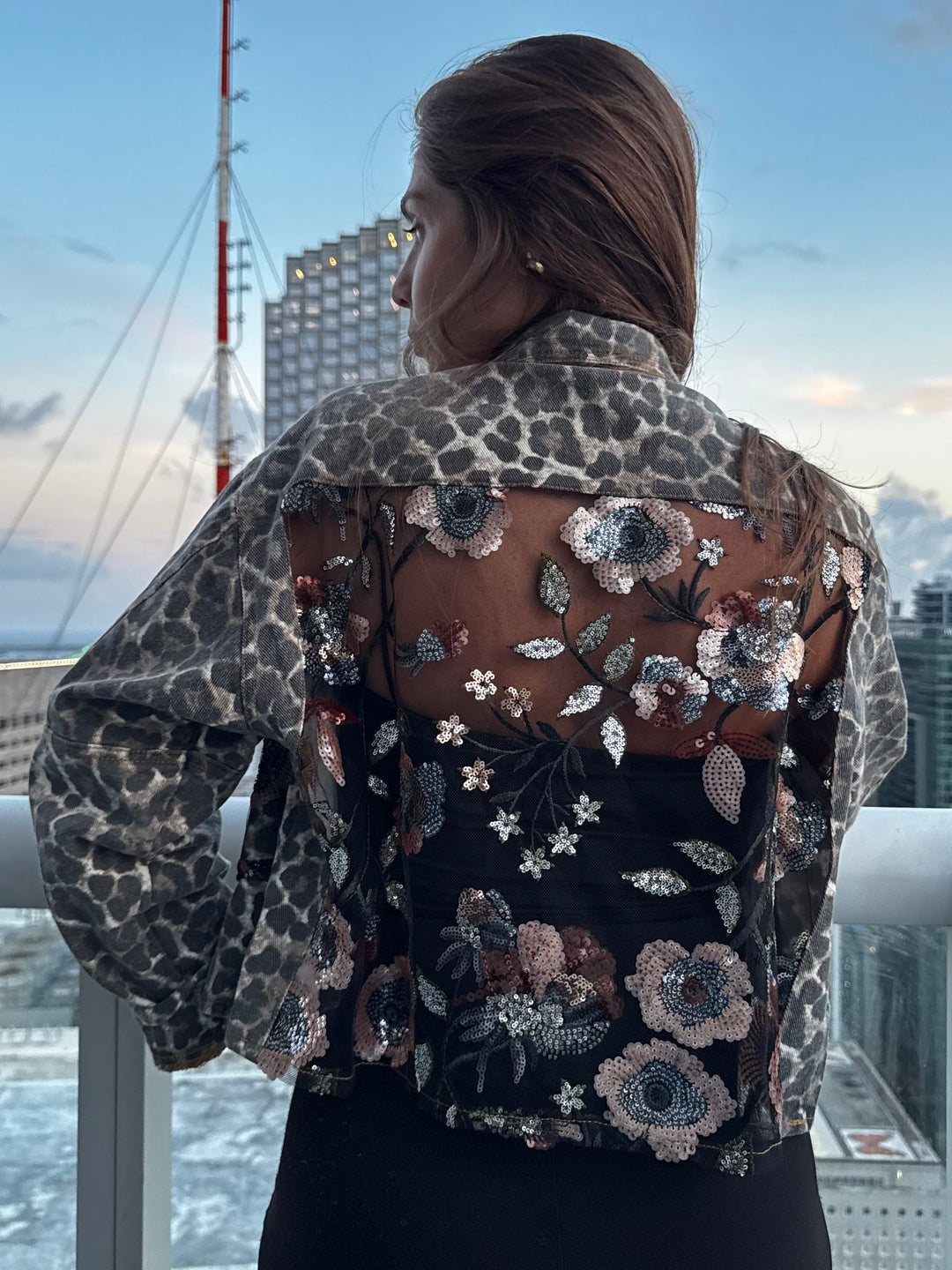 Leopard Bloom Jacket