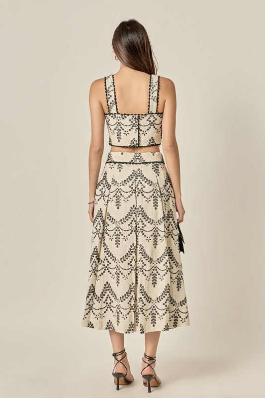 Etheral Lace Skirt Set