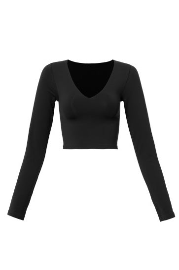 Skim V Neck Top