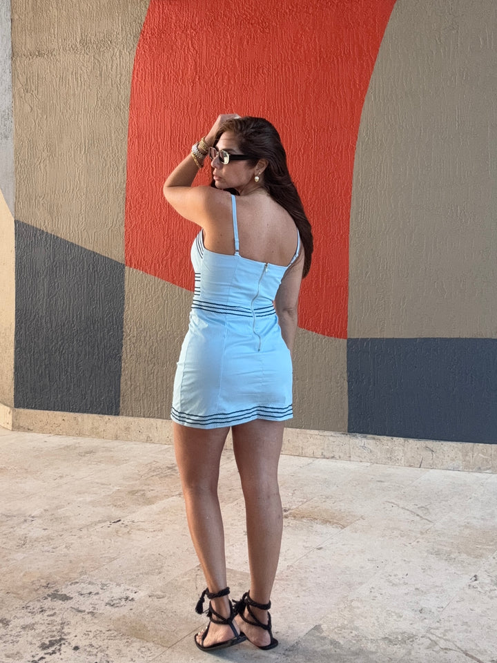 Light Blue Mini Dress