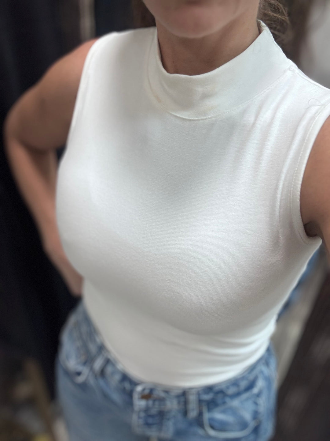 Essential Mock Neck Tank