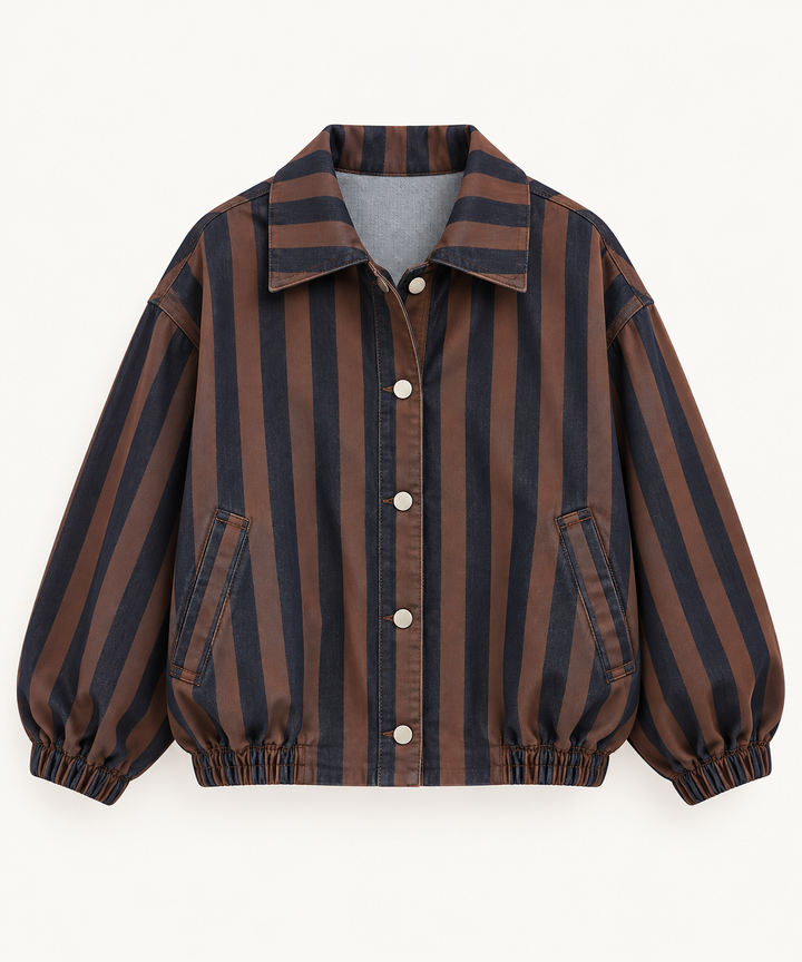 Milano Striped Denim Set