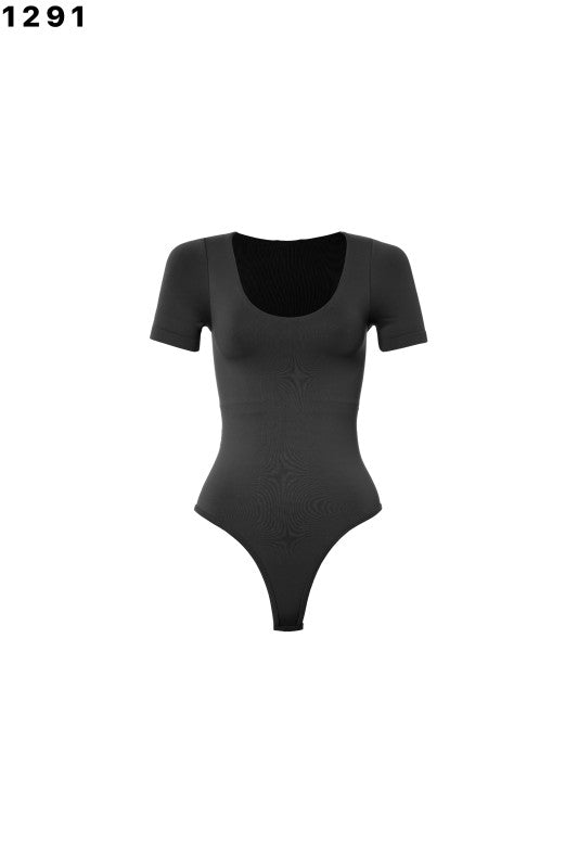 Skim Round Neck Shortsleeve Bodysuit