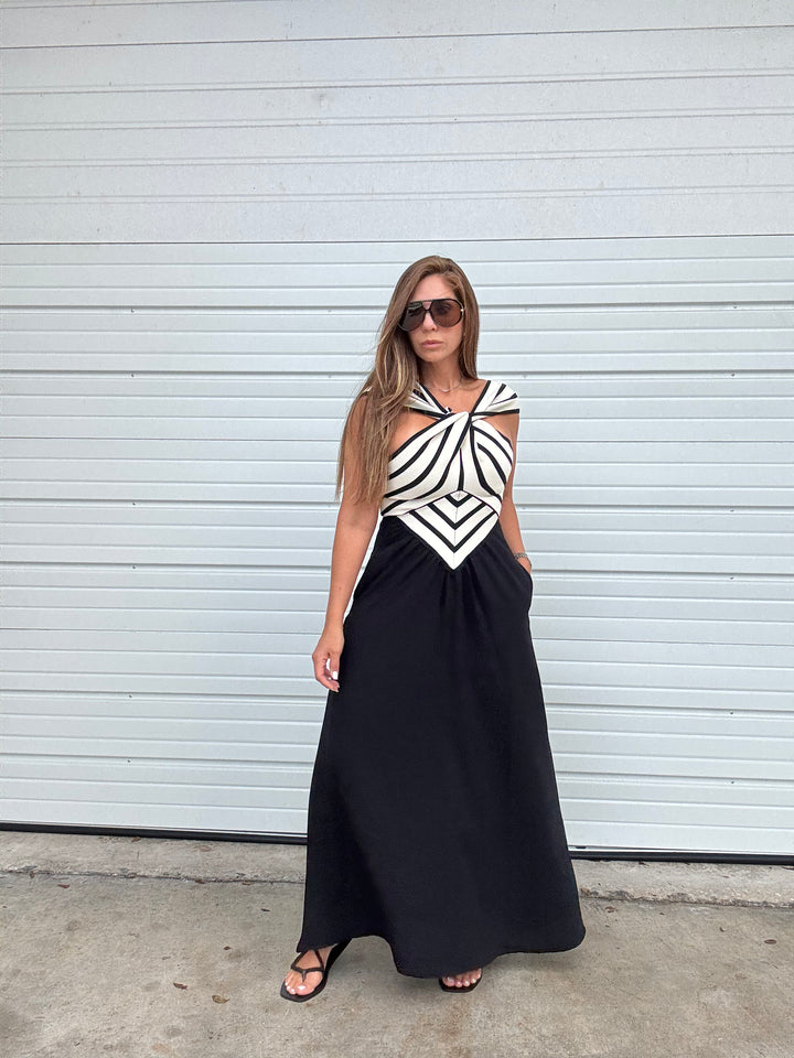 Geo Elegance Dress
