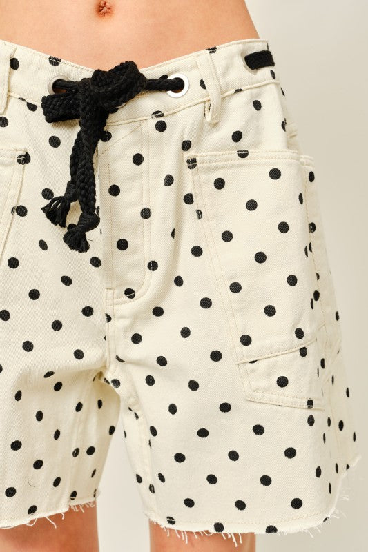 Polka Dot Barrel Short