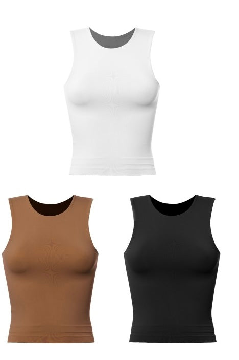Skim Round Neck Top