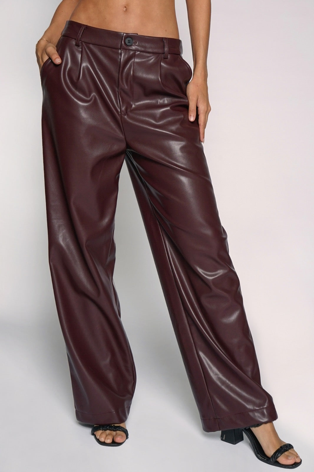 Vegan Leather Pants