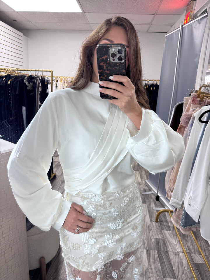 Sculpted Elegance Blouse