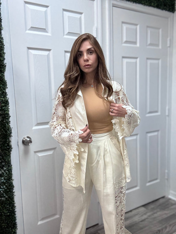 Ivory Linen set