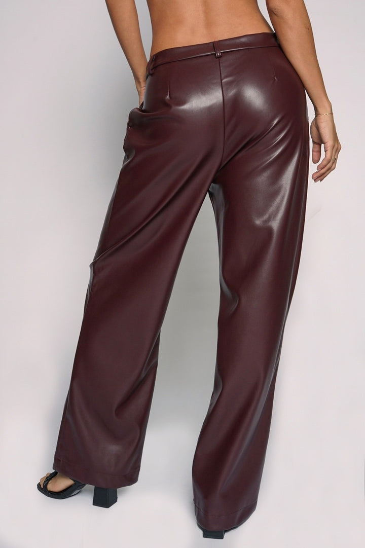 Vegan Leather Pants