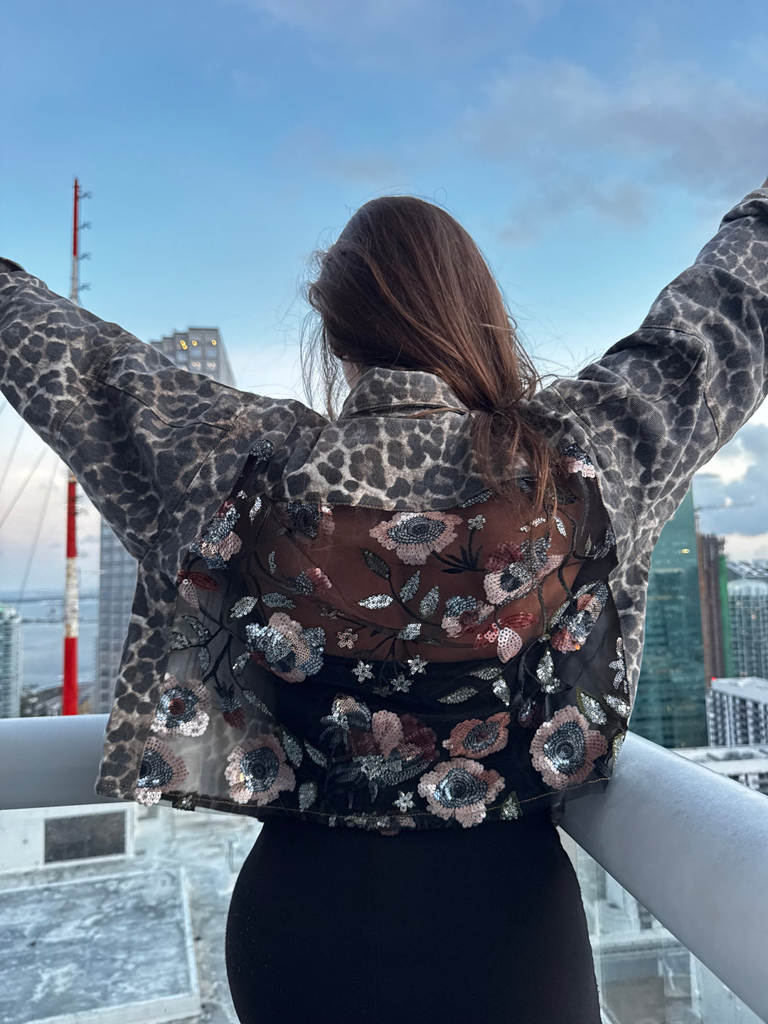 Leopard Bloom Jacket