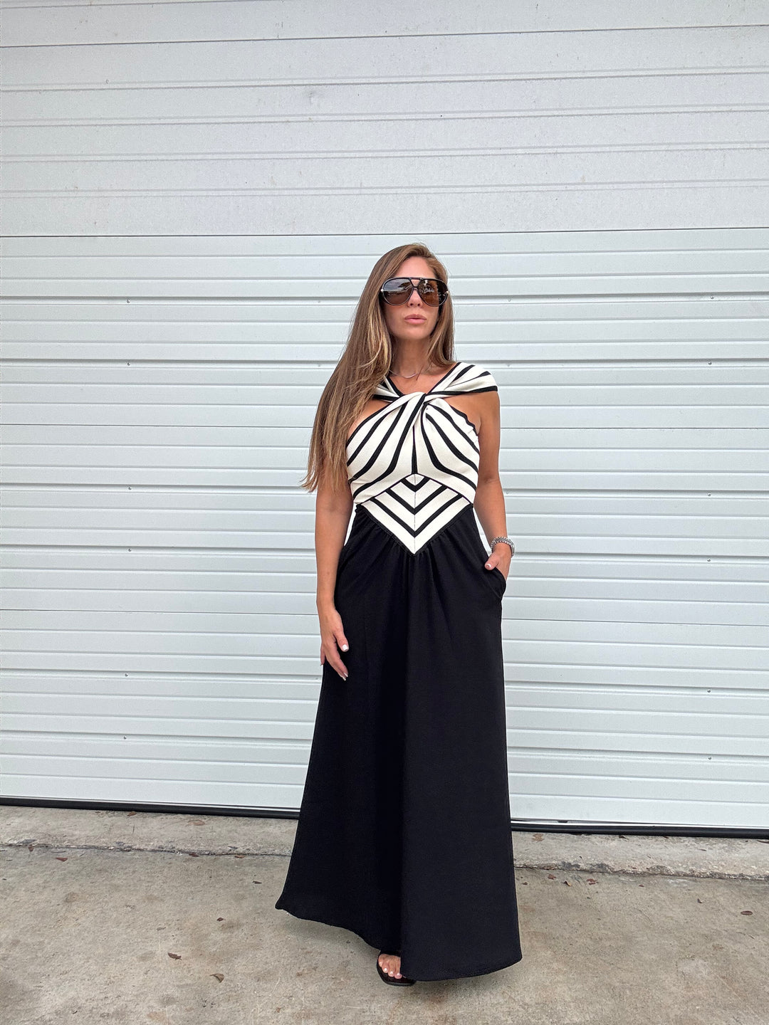 Geo Elegance Dress