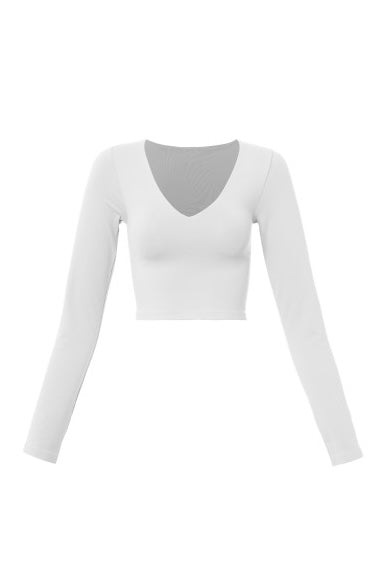 Skim V Neck Top