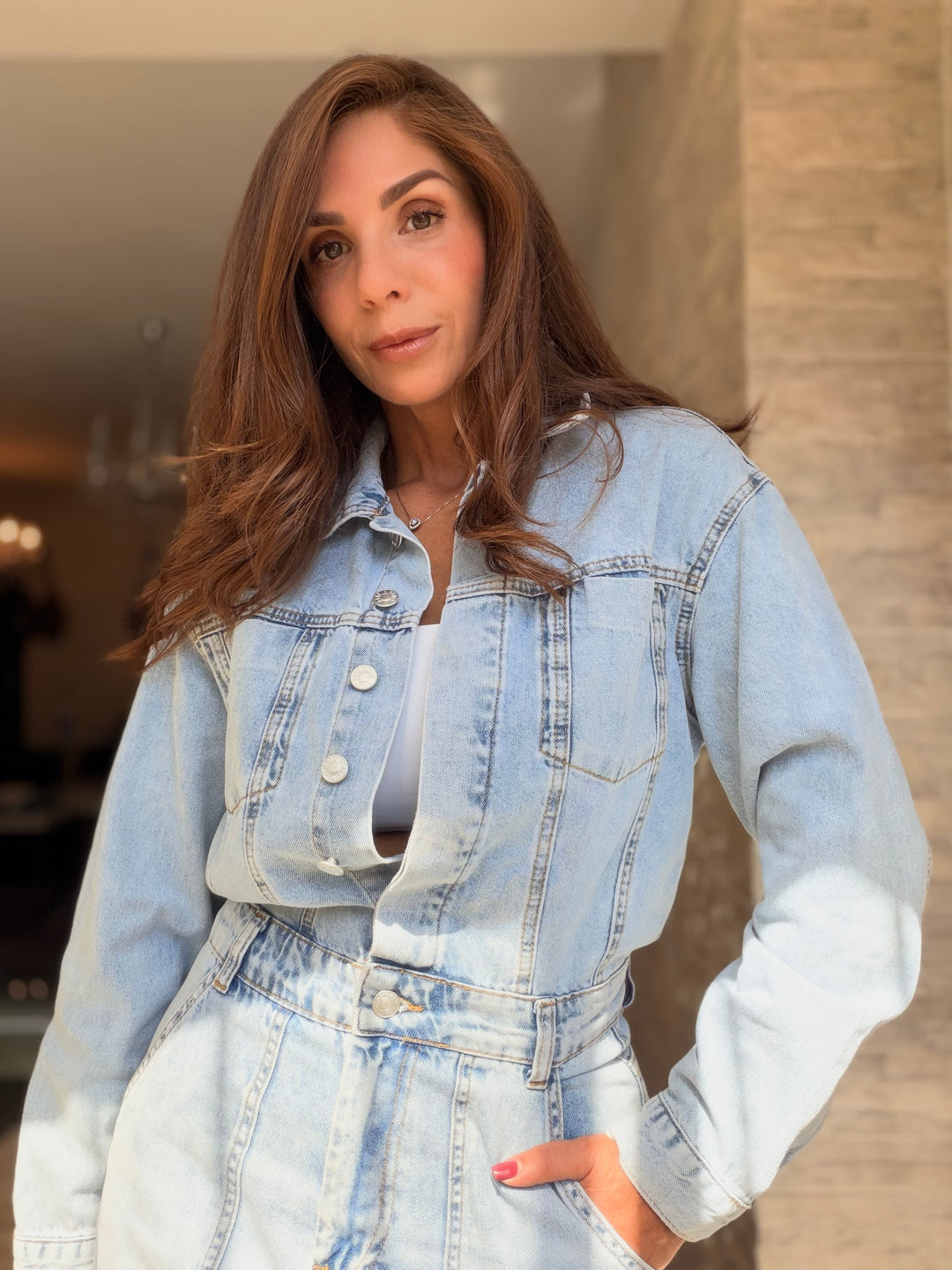 Celine Denim Jumpsuit