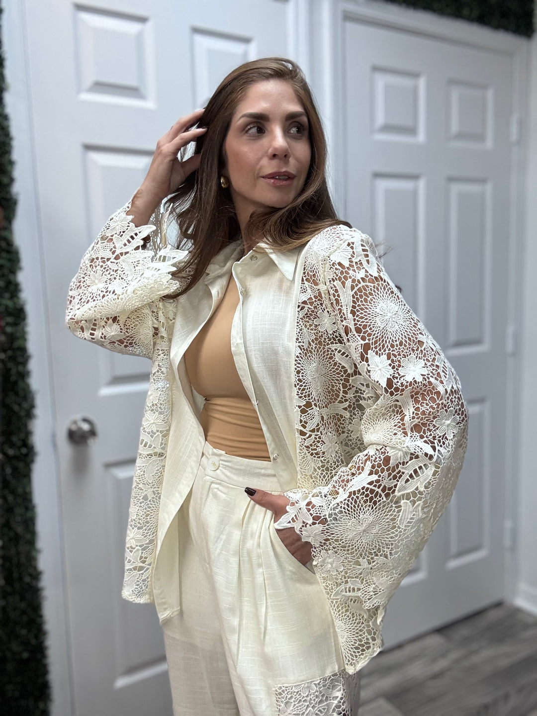 Ivory Linen set
