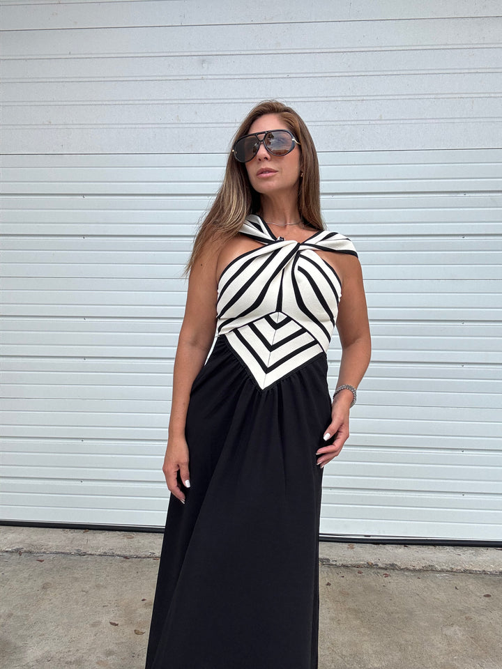 Geo Elegance Dress