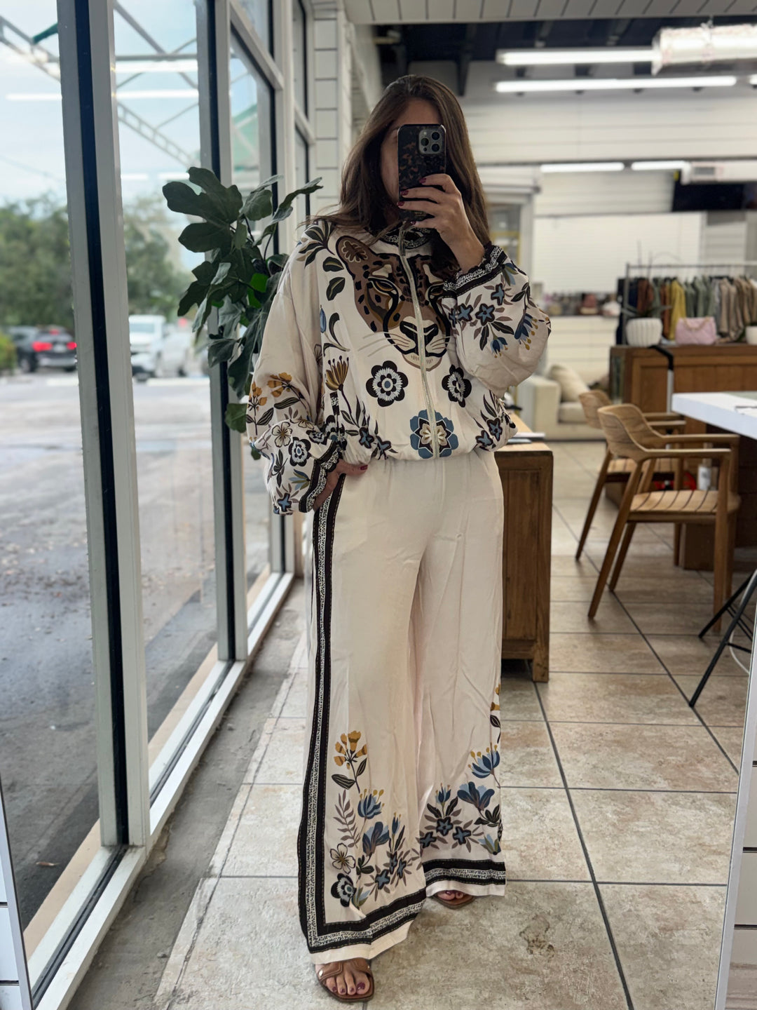 Wild Bloom Jacket Set