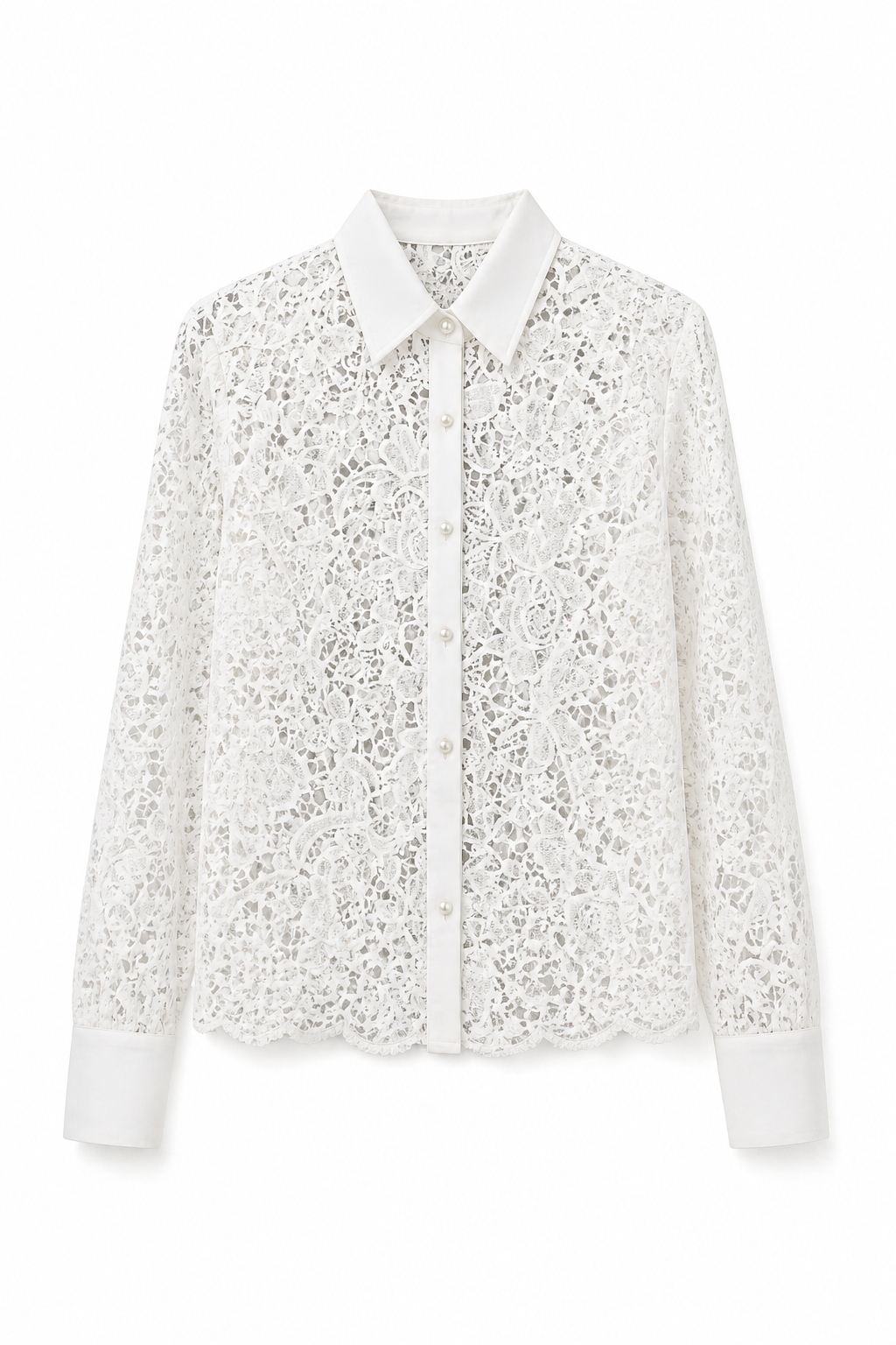 FLOWER LACE BLOUSE