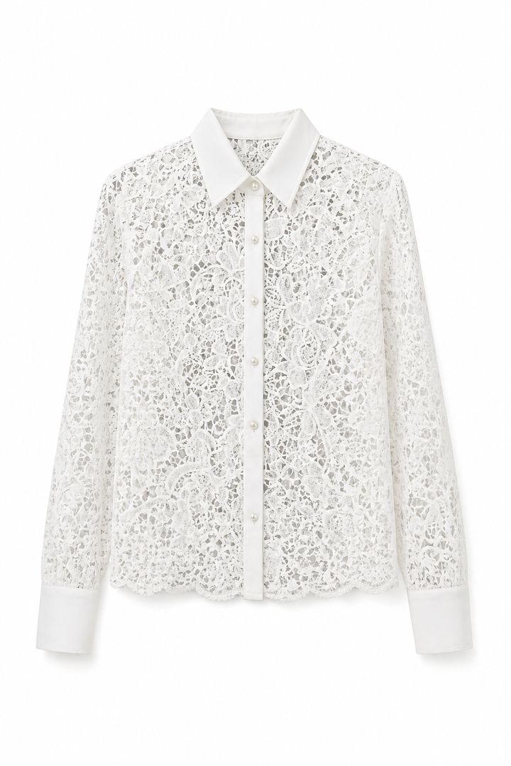 FLOWER LACE BLOUSE