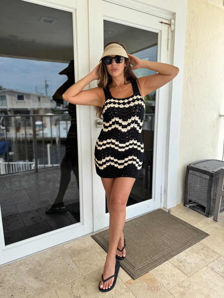 Riviera Crochet Dress