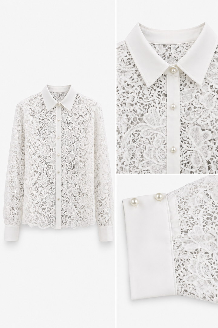 FLOWER LACE BLOUSE