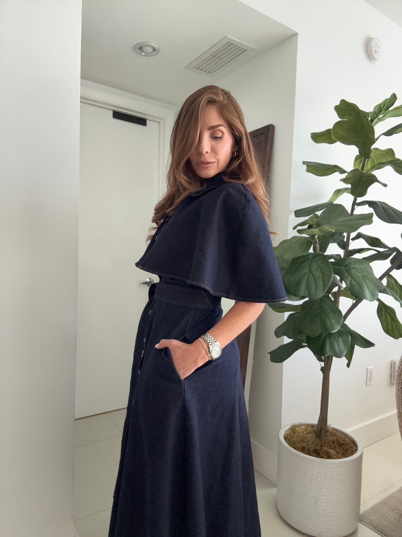 Midnight Cape Dress – skopostore.com