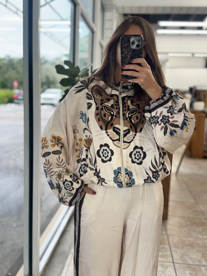 Wild Bloom Jacket Set