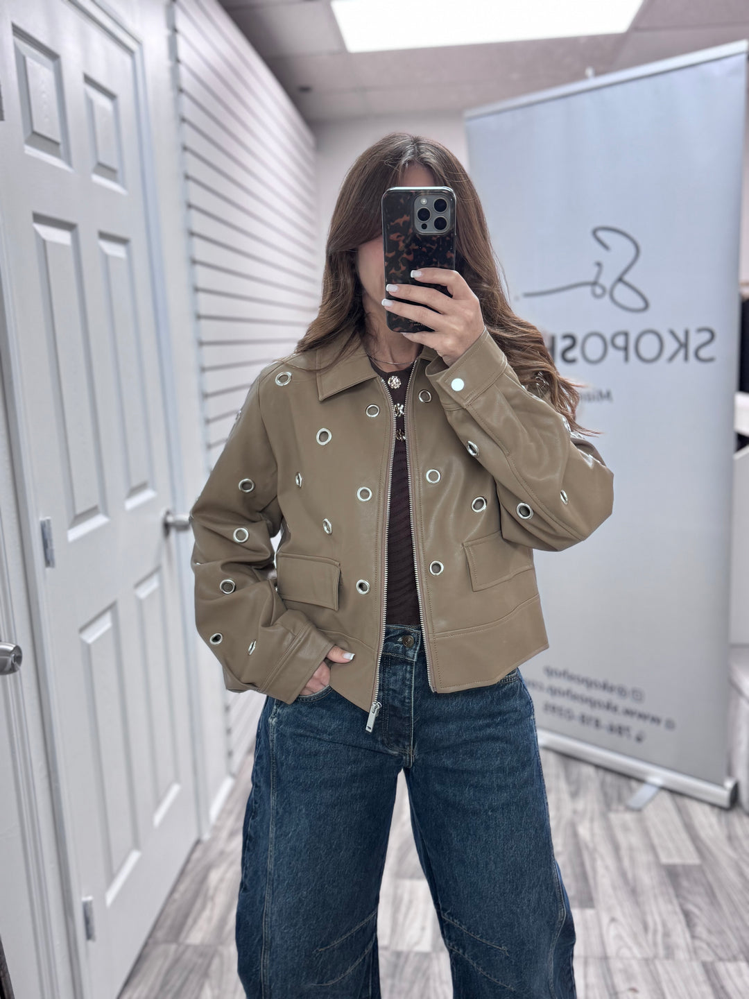 Urban Edge Eyelet Jacket