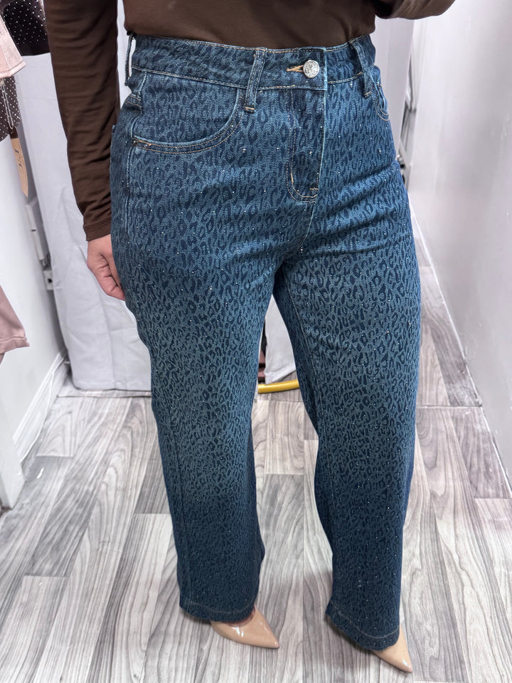 Leopard Jeans