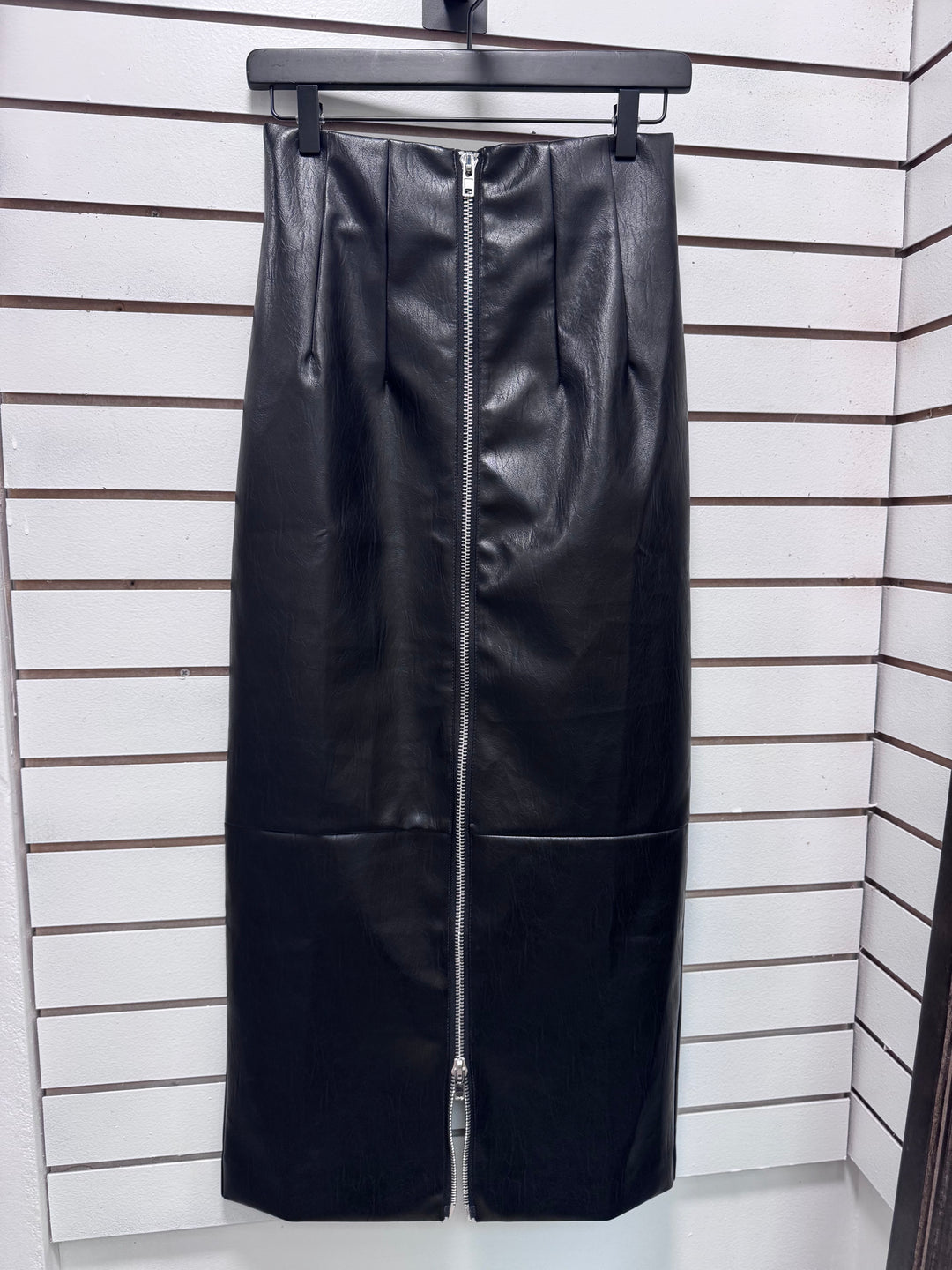 Power Zip Maxi Skirt