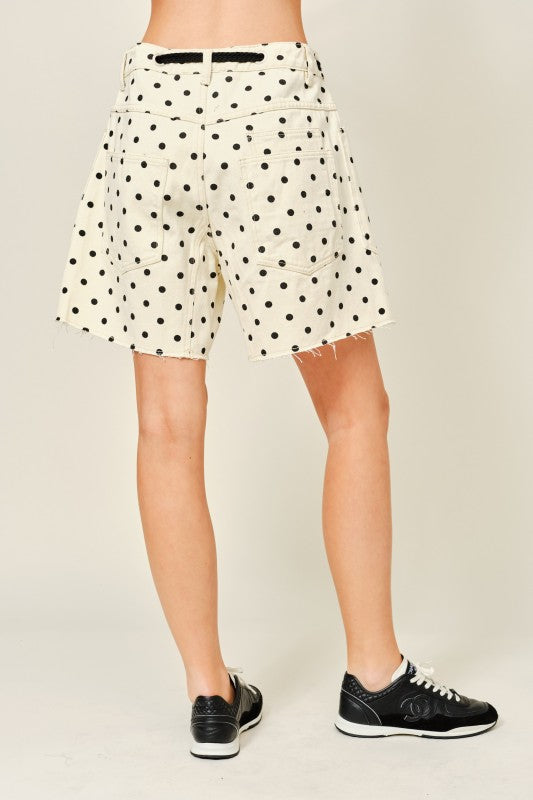 Polka Dot Barrel Short