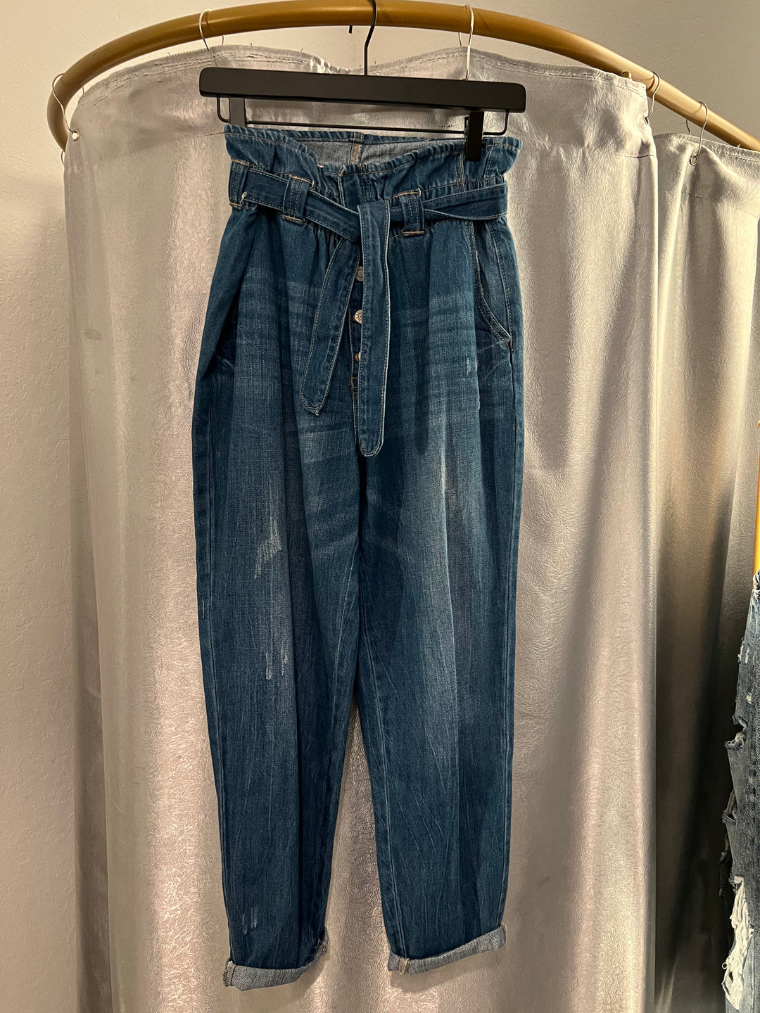 PAPER BAG BOTTON JEAN